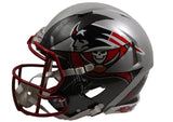 TOM BRADY Autographed Bucs / Patriots Mashup Authentic Helmet FANATICS LE 12