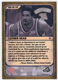 Luther Head Signed Illinois 2005 Press Pass Old School Rookie Card #10 -(SS COA)