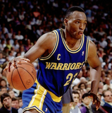 Mitch Richmond Signed Wilson NBA Authentic Series I/O Basketball (JSA COA)