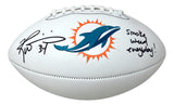 Ricky Williams Signed Miami Dolphins Logo Football Smoke Weed Everyday BAS ITP