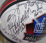 NFL Hall of Famers Multi-Signed (24) Full Size Replica Football Helmet 213070