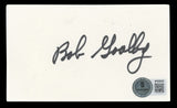 Bob Goalby PGA TOUR Authentic Signed 3x5 Index Card Autographed BAS #NT03520