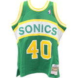 Shawn Kemp Signed Seattle Supersonics Mitchell & Ness sz L Jersey Beckett 49742