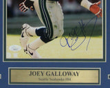Joey Galloway Seattle Seahawks Signed/Autographed 8x10 Photo Framed JSA 162245