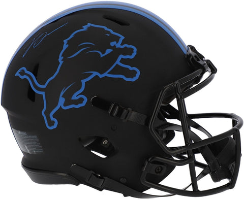Jeff Okudah Detroit Lions Signed Eclipse Alternate Authentic Helmet