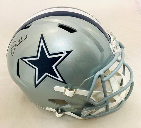 JALEN TOLBERT SIGNED DALLAS COWBOYS F/S SPEED REPLICA HELMET BECKETT COA