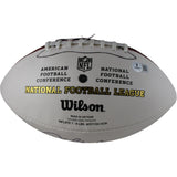 John Elway Autographed/Signed NFL Logo Football Beckett Authentication 50043