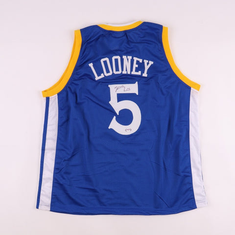 Kevon Looney Signed Golden State Warriors Jersey (PSA) 3xNBA Champion Power Fwrd