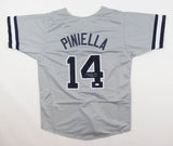Lou Piniella Signed New York Yankees Road Jersey Inscribed "77-78 WSC" (JSA COA)