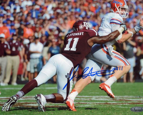 JONATHAN STEWART AUTOGRAPHED SIGNED TEXAS A&M AGGIES 8x10 PHOTO TRISTAR