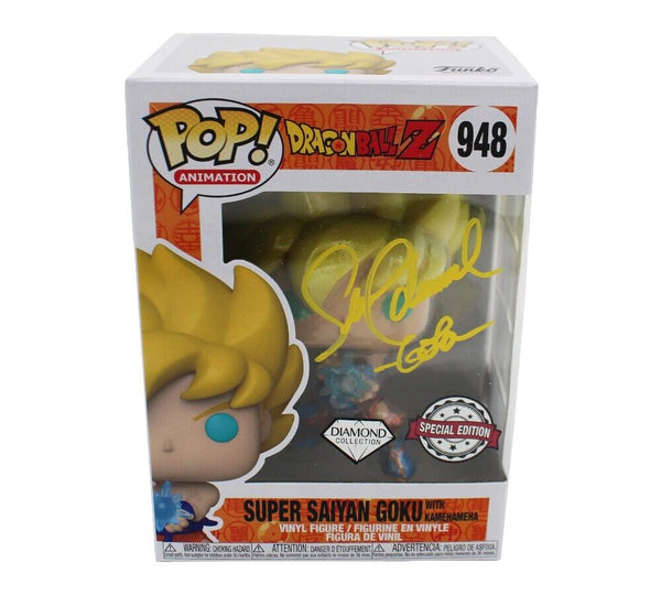 Sean Schemmel signed Super Saiyan Goku #948 Diamond Dragon Ball Funko Pop!