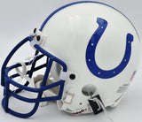 Johnny Unitas Autographed Baltimore Colts White Mini Helmet Beckett BAS #AE16689