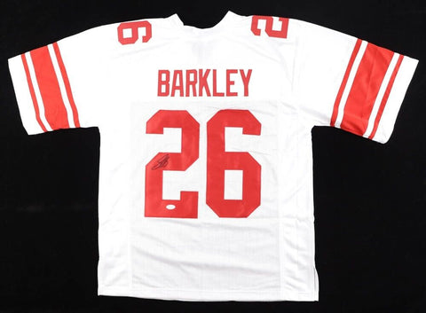 Saquon Barkley Signed New York Giants Jersey (JSA) #1 RB Pick 2018 Draft/Penn St