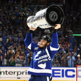 Mikhail Sergachev Signed Tampa Bay Lightning Jersey "2x SC Champ" (JSA Defense