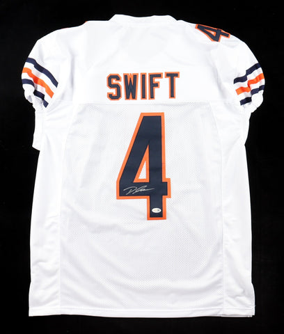 D Andre Swift Signed Bears Pro Cut Jersey (JSA) Chicago's Feature Running Back