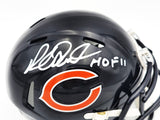 Richard Dent Signed Chicago Bears Blue Speed Mini Helmet "HOF 11" Beckett Wit