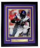 Adrian Peterson Autographed 11x14 Photo Minnesota Vikings Framed Beckett