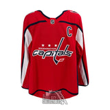 Alexander Ovechkin 895 Autograph Washington Red Premium Hockey Jersey - Fanatics