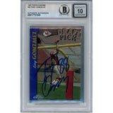 Tony Gonzalez Signed 1997 Topps Chrome #24 Trading Card 10 Auto Beckett 47435