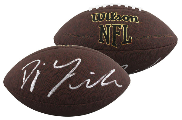 Colts D.J. Giddens Authentic Signed Wilson Super Grip Nfl Football BAS Witnessed
