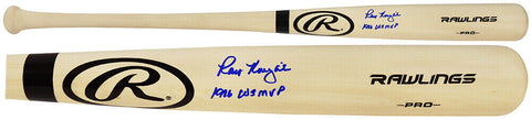 Ray Knight Signed Rawlings Blonde Black Ring Baseball Bat w/86 WS MVP - (SS COA)