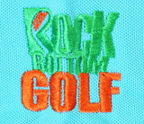 John Daly Signed Match Worn Baby Blue Loudmouth Polo Shirt BAS #BK84758