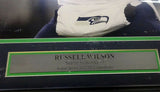 RUSSELL WILSON AUTOGRAPHED FRAMED 16X20 PHOTO SEAHAWKS SUPER BOWL RW HOLO 90708
