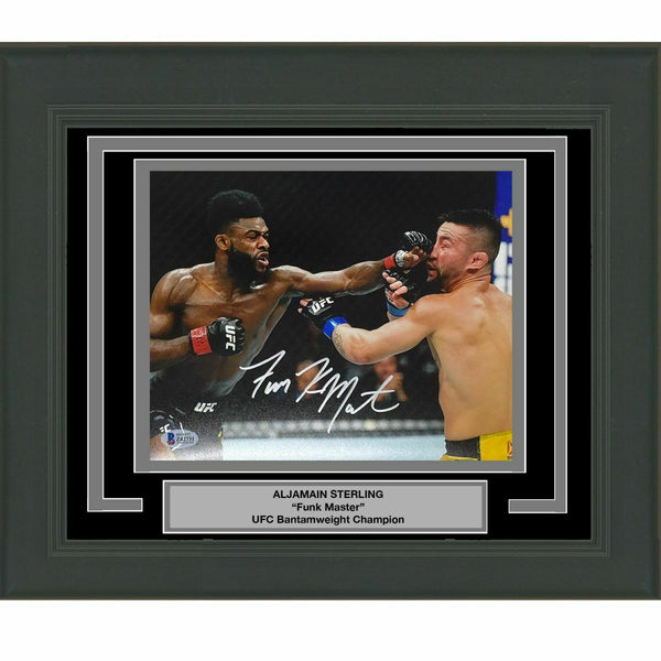 FRAMED Autographed/Signed ALJAMAIN STERLING Funk Master 8x10 Photo PSA COA #1
