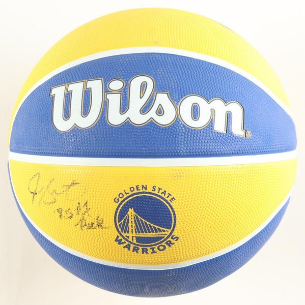 Joe Smith Signed Golden State Warriors Logo NBA Basketball "'95 #1 Pick" (AWM)