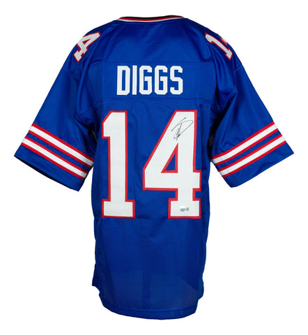 Stefon Diggs Signed Blue Custom Pro Style Football Jersey BAS ITP