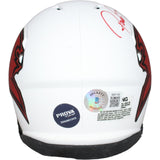 Ronde Barber Signed Tampa Bay Buccaneers Lunar Mini Helmet Beckett 42359