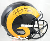 Eric Dickerson Signed Rams F/S 81-99 Speed Authentic Helmet HOF - Beckett W Holo