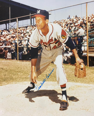 Milw Braves HUMBERTO ROBINSON Signed 8X10 Photo #1 AUTO