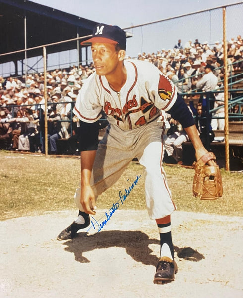 Milw Braves HUMBERTO ROBINSON Signed 8X10 Photo #1 AUTO