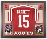 Myles Garrett Signed Texas A & M Aggies 35"x 43" Framed Jersey (Beckett) Def End