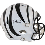 Ja'Marr Chase Autographed Cincinnati Bengals F/S 22 Alt Helmet Beckett 50778