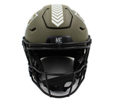 Tom Brady Signed New England Patriots Speed Flex Auth Salute to Service Helm