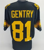 Zach Gentry Signed Pittsburgh Steelers Jersey / 2019 5th Rnd Pick Michigan TSE