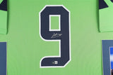 Kenneth Walker III Signed Seattle Seahawks 35"x 43" Framed Jersey (Beckett) R.B.