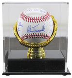 Tigers Alan Trammell "Career Stat" Authentic Signed Oml Baseball w/Case BAS Wit