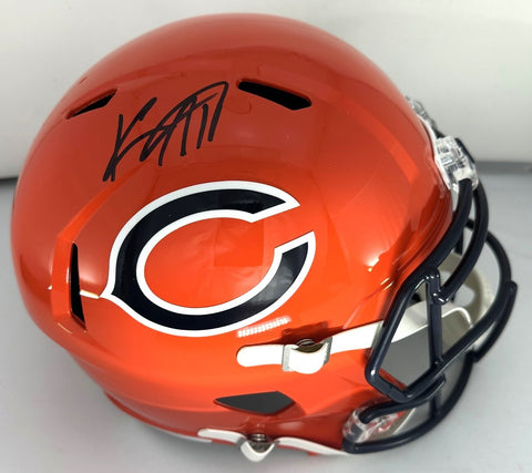 Bears KEENAN ALLEN Signed Full Size Alternate REPLICA Speed Helmet AUTO - BAS