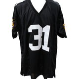 Donnie Shell Autographed Pro Style Size XL Black Jersey HOF 2020 Beckett 54633