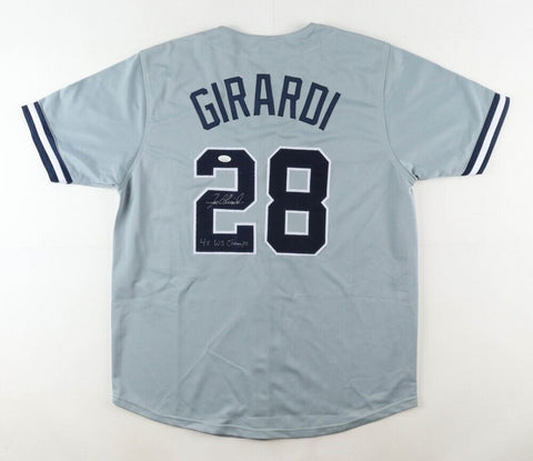 Joe Girardi Signed New York Yankees Jersey Inscribed "4x WS Champs" (JSA COA)