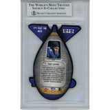 Ray Lewis Autographed 2001 Fleer Genuine 14/15 Trading Card Slab Beckett 53508