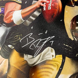 Ben Roethlisberger Steelers Signed 36x45 Giclee Canvas-Jordan Spector-#1 of LE 4
