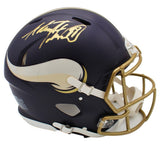 Adrian Peterson Signed Minnesota Vikings Speed Authentic Rivalries NFL Helmet