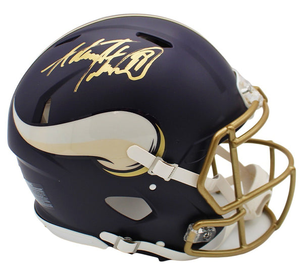 Adrian Peterson Signed Minnesota Vikings Speed Authentic Rivalries NFL Helmet
