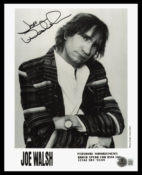 Joe Walsh Autographed Signed 8x10 Photo The Eagles Beckett BAS QR #BM37761