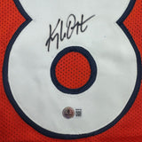 Framed Autographed/Signed Kyle Orton 35x39 Denver Orange Jersey Beckett COA