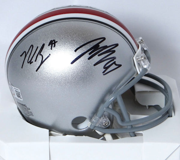 Joey Bosa/Nick Bosa Autographed Buckeyes Mini Helmet- Beckett Holo W * – Super Sports Center